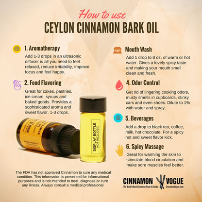 Cinnamon Essential Oil - Benefits & Usage