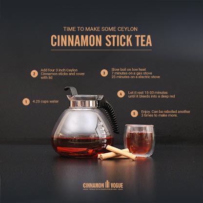 Cinnamon stick tea